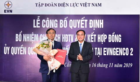 Lễ công bố Quyết định bổ nhiệm Lãnh đạo Tổng công ty Phát điện 2