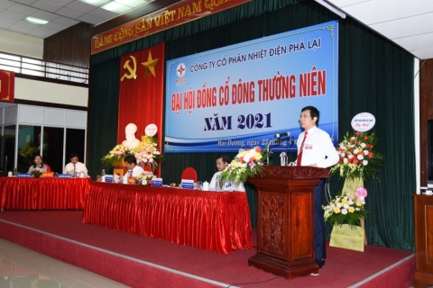 Ông Nguyễn Văn Thủy - Chủ tịch HĐQT PPC chủ trì Đại hội
