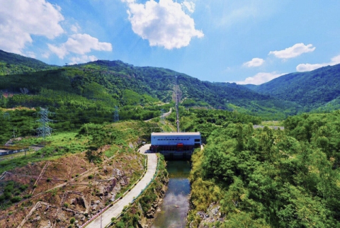 Không gian ngập tràn màu xanh của Công ty Thủy điện An Khê – Ka Nak