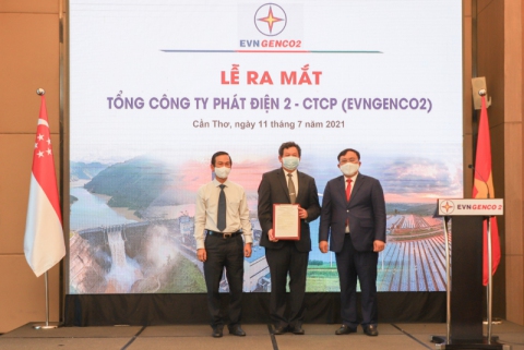 Lễ ra mắt Tổng công ty Phát điện 2 - CTCP (EVNGENCO2) và Ký kết Hợp tác Chiến lược giữa  Sembcorp - Singapore & EVNGENCO2