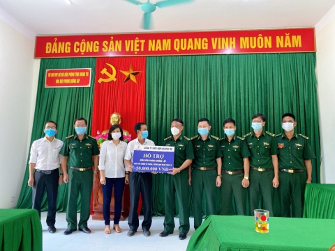 Công ty Thủy điện Quảng Trị hỗ trợ công tác phòng, chống dịch COVID-19 trên địa bàn
