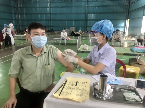 Công ty Cổ phần Thủy điện Thác Mơ tổ chức tiêm mũi 2 vaccine phòng COVID-19