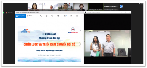 EVNGENCO2 triển khai khóa đào tạo “Chiến lược và triển khai chuyển đổi số”