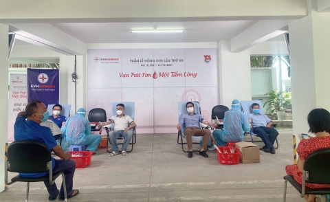 EVNGENCO2 chung một tấm lòng “hiến máu, cứu người”