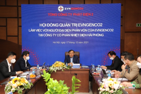 EVNGENCO2 làm việc với Người đại diện phần vốn tại các Công ty con