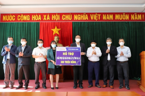 EVNGENCO2 hỗ trợ 500 triệu khắc phục hậu quả mưa lũ tại tỉnh Gia Lai