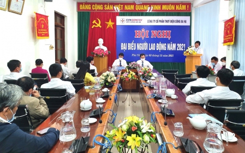 Công ty CP Thủy điện Sông Ba Hạ tổ chức Hội nghị Người lao động năm 2021
