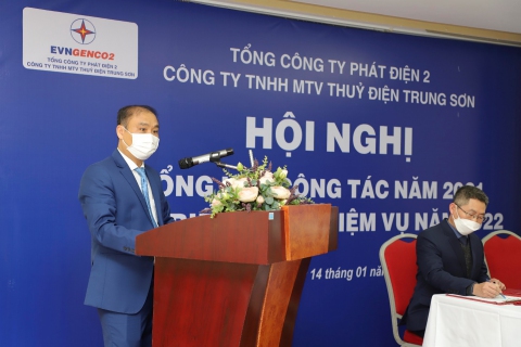 Công ty TNHH MTV Thủy điện Trung Sơn tổ chức Hội nghị Tổng kết công tác năm 2021 và triển khai nhiệm vụ kế hoạch năm 2022