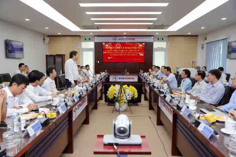 EVNGENCO2 tiếp đoàn công tác EVNCPC