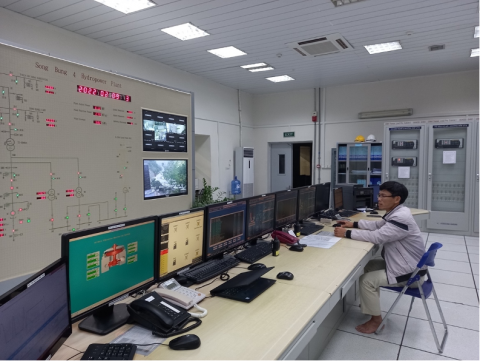 Phòng điều khiển Trung tâm Sông Bung 4