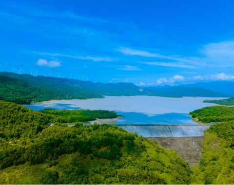 Hồ chứa Thủy lợi – Thủy điện Quảng Trị (Ảnh: Trang Sinh)