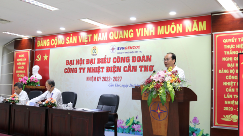 Đại hội đại biểu Công đoàn Công ty Nhiệt điện Cần Thơ lần III