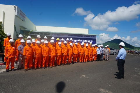 Diễn tập PCTT& TKCN tại Công ty CP Thủy điện Sông Ba Hạ