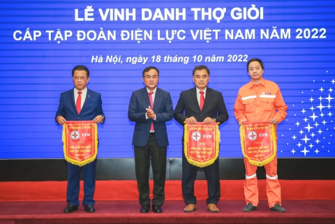 EVN tổ chức Lễ vinh danh Thợ giỏi cấp Tập đoàn Điện lực Việt Nam năm 2022