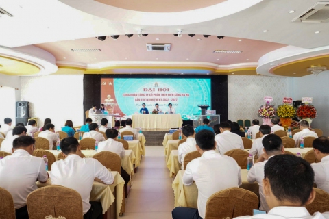 Đại hội Công đoàn Công ty Cổ phần Thủy điện Sông Ba Hạ thành công tốt đẹp