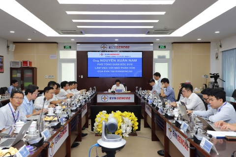 Kiểm tra, giám sát công tác quản lý vốn của Người đại diện phần vốn EVN tại EVNGENCO2