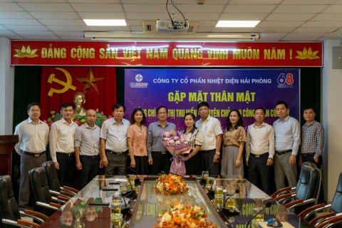 Công ty Cổ phần Nhiệt điện Hải Phòng tổ chức gặp mặt, chia tay cán bộ Công đoàn tận tâm, trách nhiệm