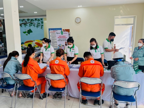 Nhiệt điện Hải Phòng tổ chức khám sức khỏe định kỳ cho người lao động