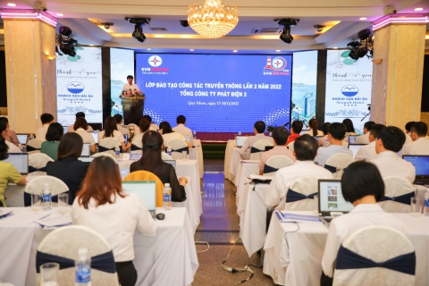 Nhiều kiến thức được cung cấp trong lớp đào tạo truyền thông của EVNGENCO2