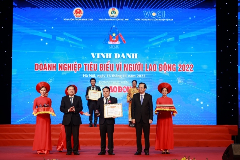 PPC vinh dự nhận Bằng khen của Bộ Lao động – Thương binh và Xã hội tại lễ vinh danh “Doanh nghiệp tiêu biểu vì người lao động” năm 2022