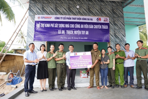 SBH hỗ trợ xây nhà cho công an viên có hoàn cảnh khó khăn