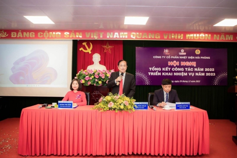 Nhiệt điện Hải Phòng tổ chức Hội nghị tổng kết công tác năm 2022