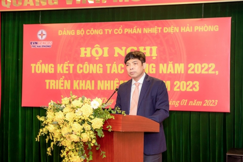 Đảng ủy Công ty Cổ phần Nhiệt điện Hải Phòng tổng kết công tác Đảng năm 2022