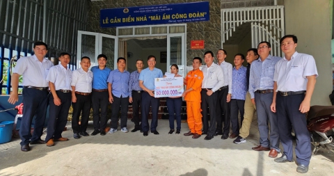 Công đoàn AKKN tổ chức Lễ gắn biển nhà “Mái ấm Công đoàn” và Khánh thành sân Tennis