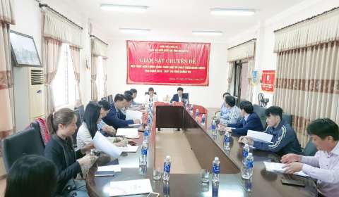 Đoàn giám sát của Đoàn đại biểu Quốc hội Tỉnh làm việc tại Công ty Thủy điện Quảng Trị