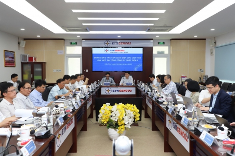 Hội đồng thành viên EVN làm việc với EVNGENCO2 về kế hoạch tài chính sản xuất kinh doanh