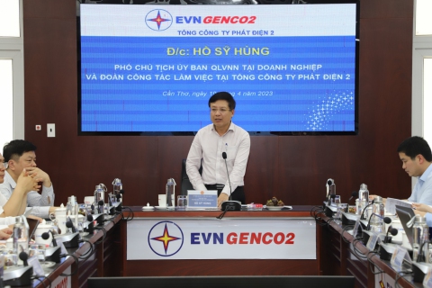 Ủy ban Quản lý Vốn Nhà nước tại Doanh nghiệp làm việc với EVNGENCO2