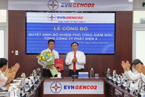 Ông Ngô Việt Hưng được bổ nhiệm giữ chức vụ Phó Tổng Giám đốc EVNGENCO2