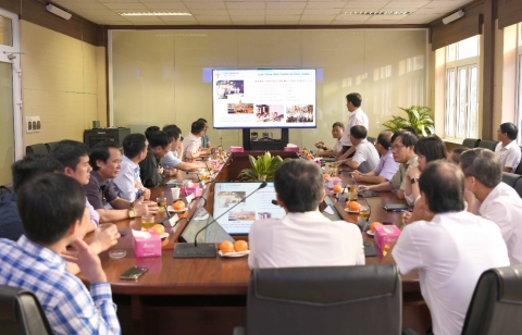 Đoàn công tác Nhiệt điện Hải Phòng đến thăm và làm việc với TMP