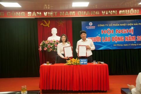 Nhiệt điện Hải Phòng tổ chức thành công Hội nghị Người lao động năm 2023