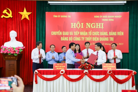 Thêm hai tổ chức cơ sở đảng được chuyển giao về Đảng bộ EVNGENCO2