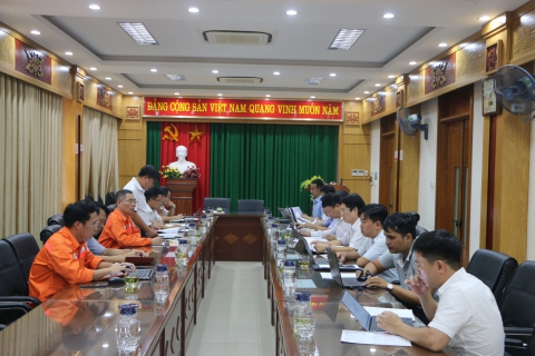 EVNGENCO2 làm việc với Thủy điện Trung Sơn về công tác bảo dưỡng, sửa chữa thiết bị năm 2023