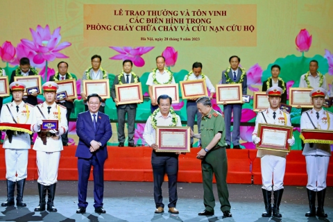 Thủy điện Thác Mơ được vinh danh “Điển hình trong PCCC và CNCH"
