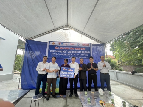 Nhiệt điện Phả Lại hỗ trợ thực hiện công trình thanh niên của TP. Chí Linh