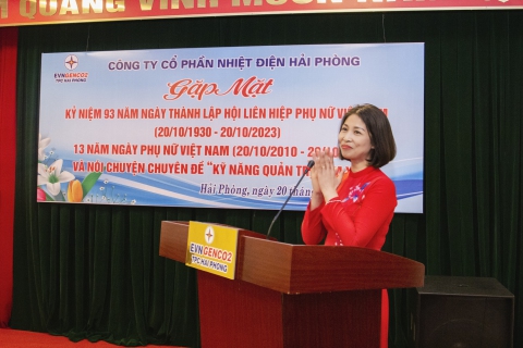 Chuyện về Nữ Chủ tịch Công đoàn Nhiệt điện Hải Phòng tận tâm và trách nhiệm