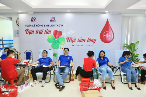 EVNGENCO2 hiến máu tình nguyện vì cộng đồng