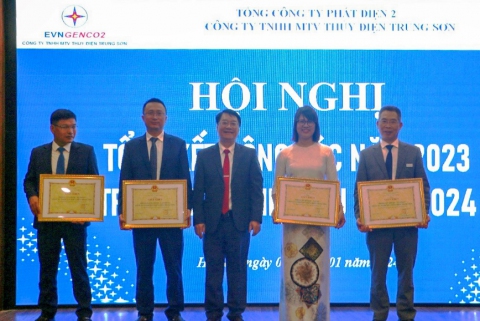 Thủy điện Trung Sơn nỗ lực vượt khó, sản xuất hơn 743 triệu kWh điện