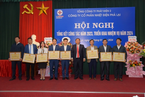 Nhiệt điện Phả Lại: tổ chức thành công Hội nghị tổng kết công tác năm 2023, triển khai nhiệm vụ năm 2024