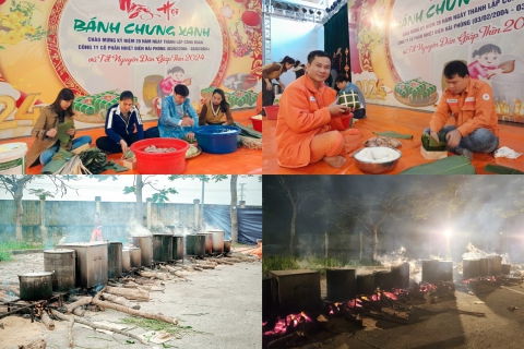 Ngày hội Bánh chưng xanh – Tết ở Nhiệt điện Hải Phòng