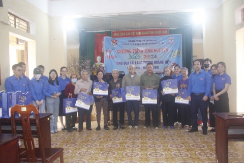 “Xuân yêu thương” của Đoàn Thanh niên Nhiệt điện Phả Lại