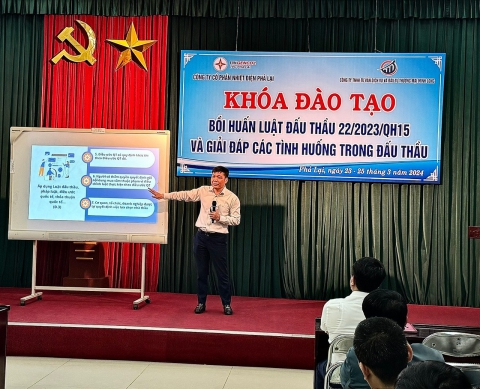 PPC hoàn thành khóa đào tạo, bồi huấn Luật Đấu thầu