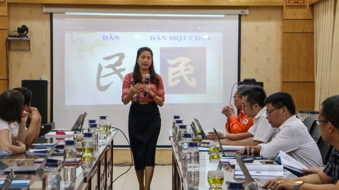 Thủy điện Trung Sơn tổ chức thành công lớp tập huấn văn hóa doanh nghiệp và bình đẳng giới năm 2024