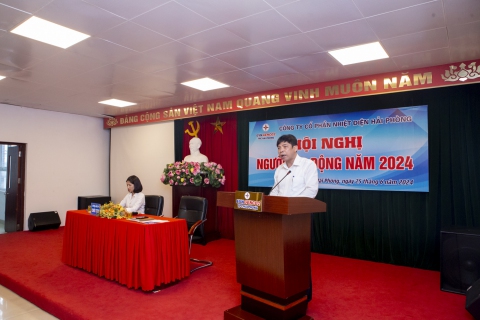 Hội nghị Người lao động năm 2024 Nhiệt điện Hải Phòng: Kêu gọi tinh thần đoàn kết, vượt mọi khó khăn