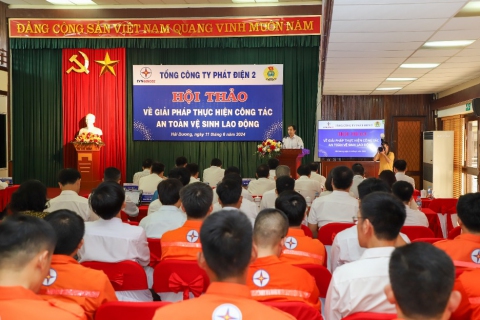 EVNGENCO2 xây dựng nhiều giải pháp thực hiện tốt công tác An toàn vệ sinh lao động năm 2024