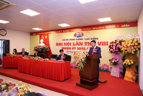EVNGENCO2 tổ chức đại hội điểm Chi bộ trực thuộc Đảng bộ Công ty Cổ phần Nhiệt điện Hải Phòng