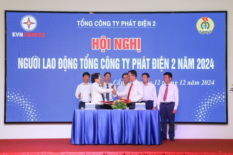 Hội nghị Người lao động EVNGENCO2 năm 2024: phát huy quyền dân chủ của người lao động